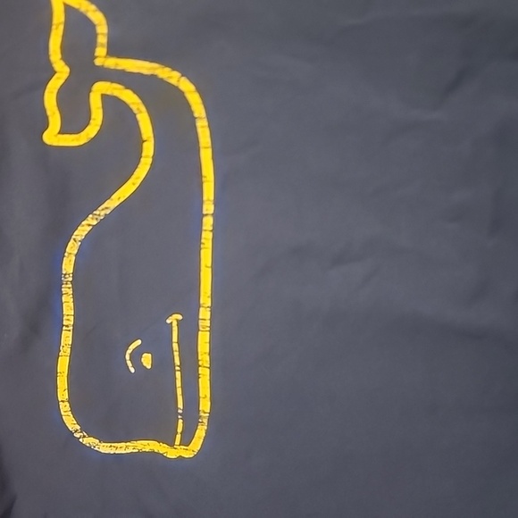 Vineyard Vines Blue Shirt with Yellow Logo - Picture 4 of 4